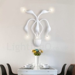 Designer Touch Decorative Swan Head Modern Contemporary Multi Colours Ambient Light Wall Sconces Wall Light