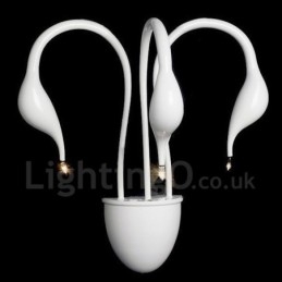 Designer Touch Decorative Swan Head Modern Contemporary Multi Colours Ambient Light Wall Sconces Wall Light
