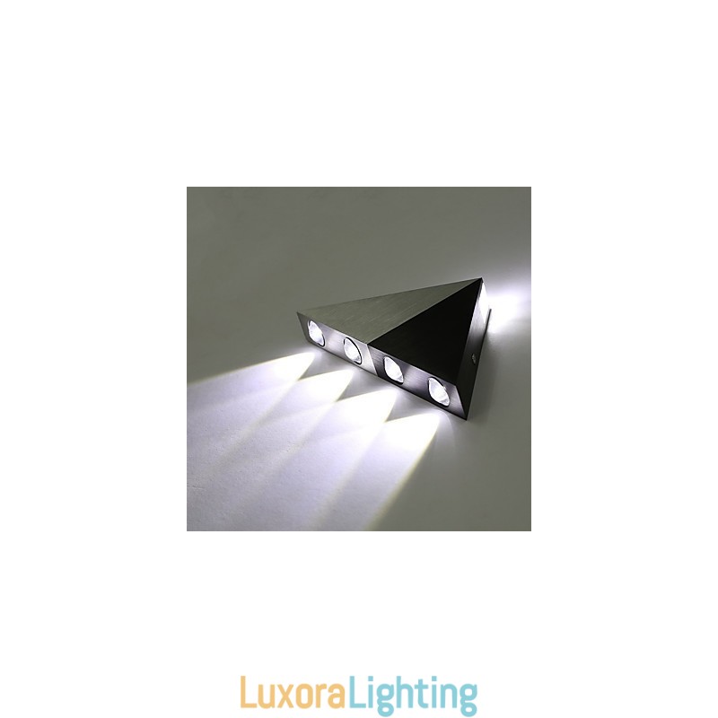 Designer Touch Decorative Modern Triangle Wall Sconce Light Fixture Indoor Hallway Up Down Wall Lamp Spot Light Aluminum Lighting for Studio Restauran