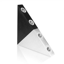 Designer Touch Decorative Modern Triangle Wall Sconce Light Fixture Indoor Hallway Up Down Wall Lamp Spot Light Aluminum Lighting for Studio Restauran