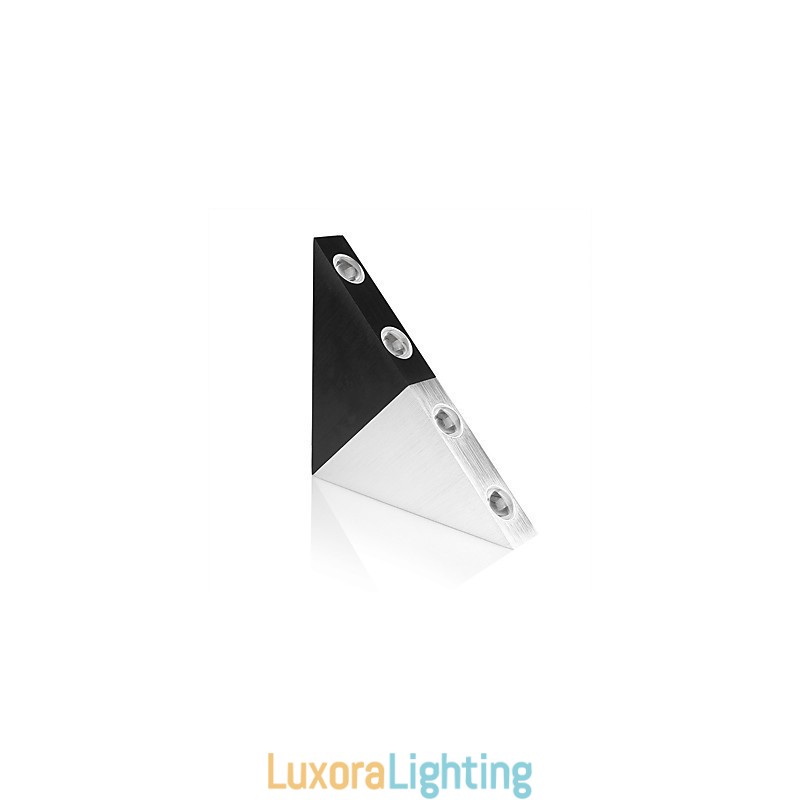 Designer Touch Decorative Modern Triangle Wall Sconce Light Fixture Indoor Hallway Up Down Wall Lamp Spot Light Aluminum Lighting for Studio Restauran