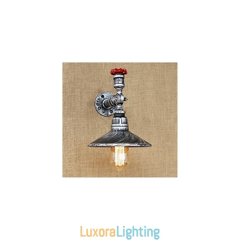Designer Touch Decorative Rustic Lodge Painting Feature for Ambient Light Wall Sconces Wall Light Silver