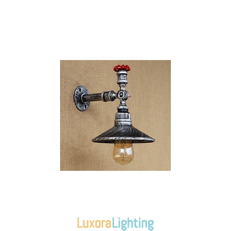 Designer Touch Decorative Rustic Lodge Painting Feature for Ambient Light Wall Sconces Wall Light Silver