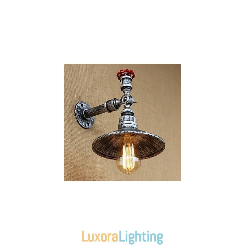 Designer Touch Decorative Rustic Lodge Painting Feature for Ambient Light Wall Sconces Wall Light Silver