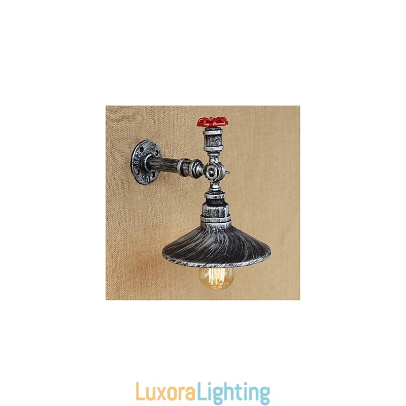 Designer Touch Decorative Rustic Lodge Painting Feature for Ambient Light Wall Sconces Wall Light Silver