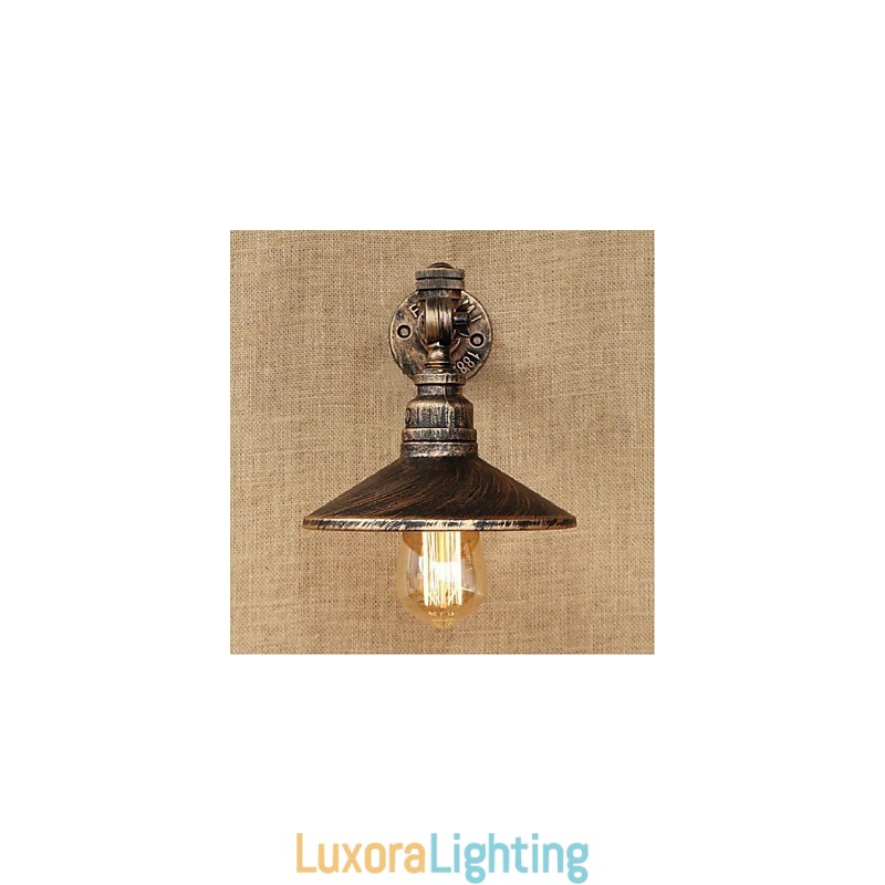Designer Touch Decorative Rustic Lodge Painting Feature for Ambient Light Wall Sconces Wall Light