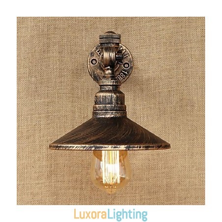 Designer Touch Decorative Rustic Lodge Painting Feature for Ambient Light Wall Sconces Wall Light
