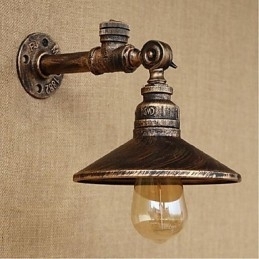 Designer Touch Decorative Rustic Lodge Painting Feature for Ambient Light Wall Sconces Wall Light