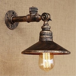 Designer Touch Decorative Rustic Lodge Painting Feature for Ambient Light Wall Sconces Wall Light