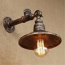 Designer Touch Decorative Rustic Lodge Painting Feature for Ambient Light Wall Sconces Wall Light