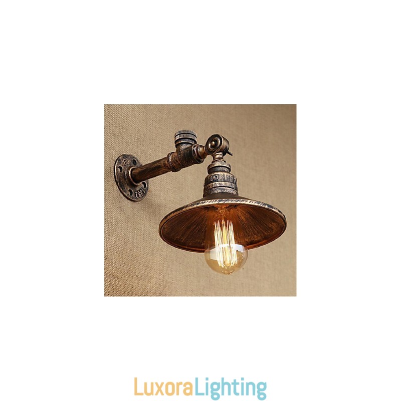 Designer Touch Decorative Rustic Lodge Painting Feature for Ambient Light Wall Sconces Wall Light