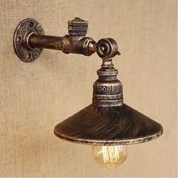 Designer Touch Decorative Rustic Lodge Painting Feature for Ambient Light Wall Sconces Wall Light