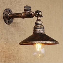 Designer Touch Decorative Rustic Lodge Painting Feature for Ambient Light Wall Sconces Wall Light