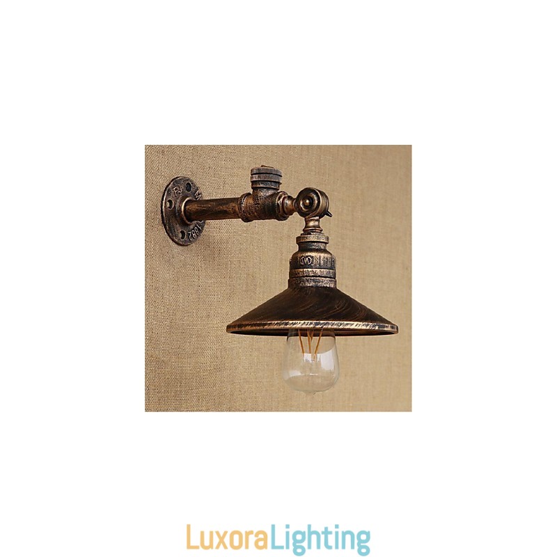 Designer Touch Decorative Rustic Lodge Painting Feature for Ambient Light Wall Sconces Wall Light