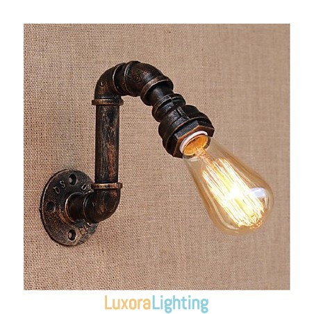 Designer Touch Decorative Nostalgia Simple Water Pipe Small Wall Lamp Wall Light