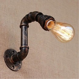 Designer Touch Decorative Nostalgia Simple Water Pipe Small Wall Lamp Wall Light
