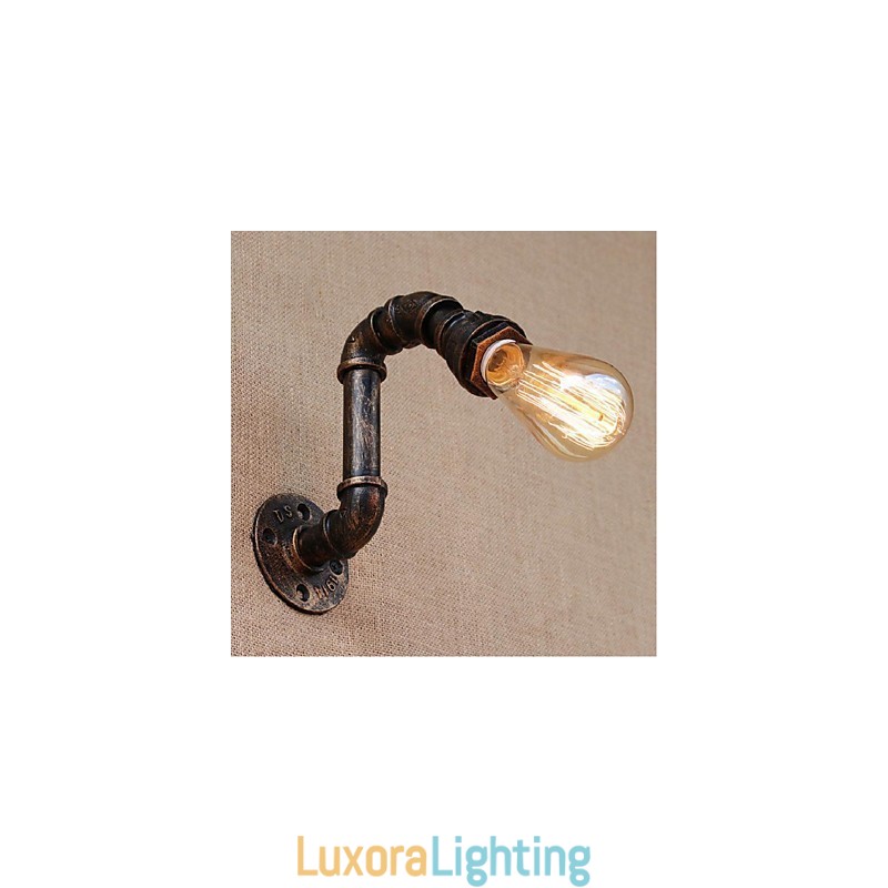 Designer Touch Decorative Nostalgia Simple Water Pipe Small Wall Lamp Wall Light