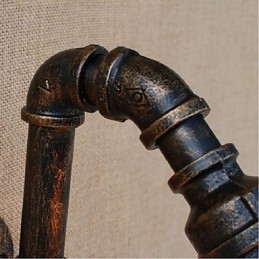 Designer Touch Decorative Nostalgia Simple Water Pipe Small Wall Lamp Wall Light