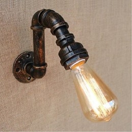 Designer Touch Decorative Nostalgia Simple Water Pipe Small Wall Lamp Wall Light