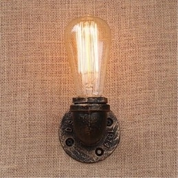 Designer Touch Decorative Nostalgia Simple Water Pipe Small Wall Lamp Wall Light