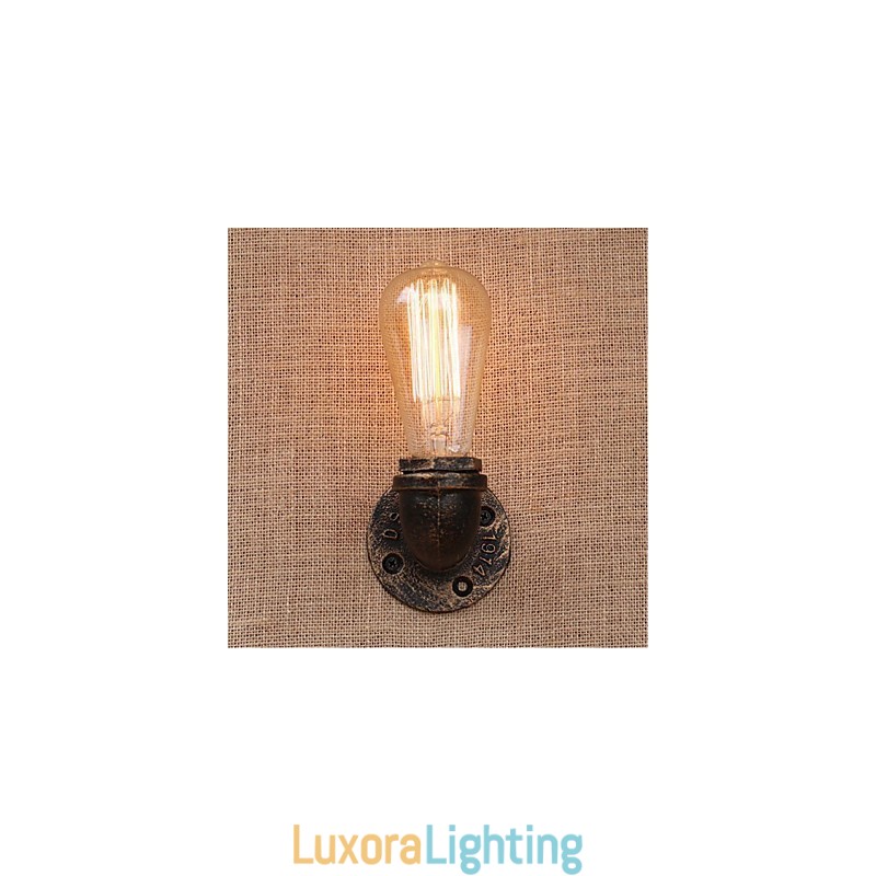 Designer Touch Decorative Nostalgia Simple Water Pipe Small Wall Lamp Wall Light