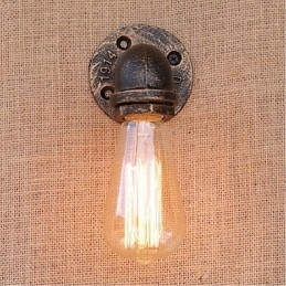 Designer Touch Decorative Nostalgia Simple Water Pipe Small Wall Lamp Wall Light