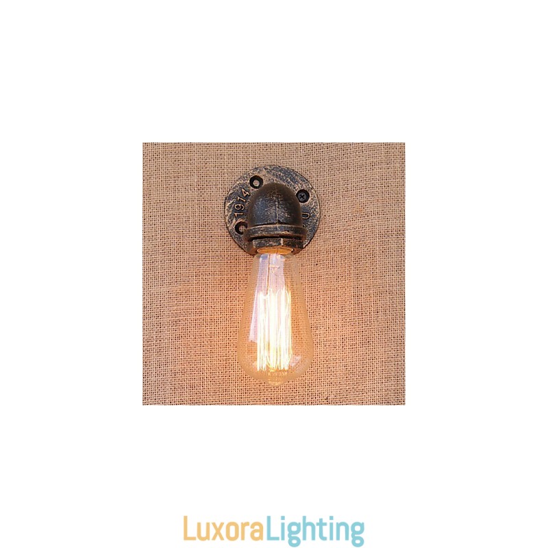 Designer Touch Decorative Nostalgia Simple Water Pipe Small Wall Lamp Wall Light