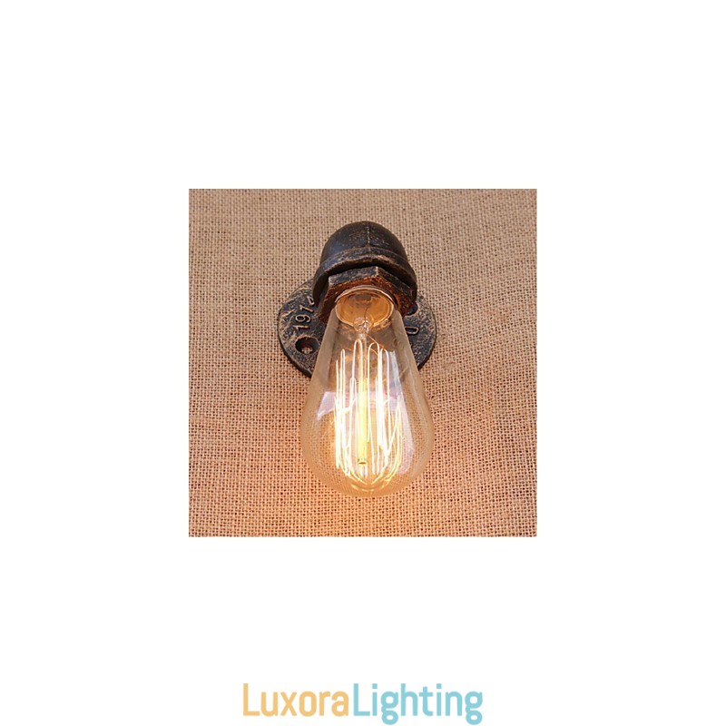 Designer Touch Decorative Nostalgia Simple Water Pipe Small Wall Lamp Wall Light