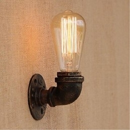 Designer Touch Decorative Nostalgia Simple Water Pipe Small Wall Lamp Wall Light