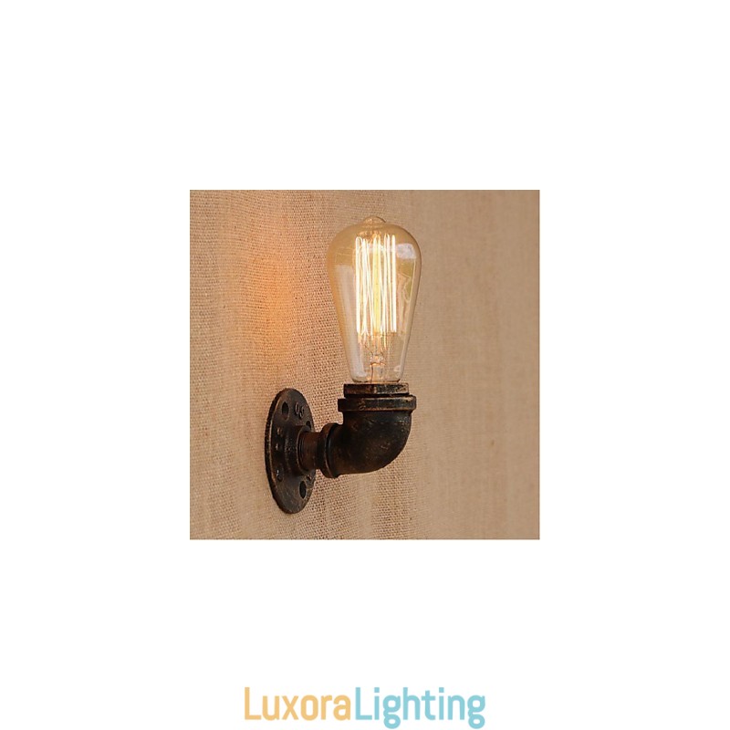 Designer Touch Decorative Nostalgia Simple Water Pipe Small Wall Lamp Wall Light