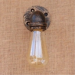 Designer Touch Decorative Nostalgia Simple Water Pipe Small Wall Lamp Wall Light