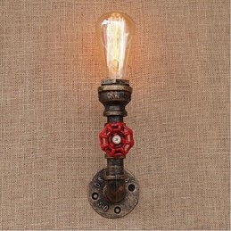 Designer Touch Decorative Nostalgia Simple Water Pipe Small Wall Lamp Wall Light