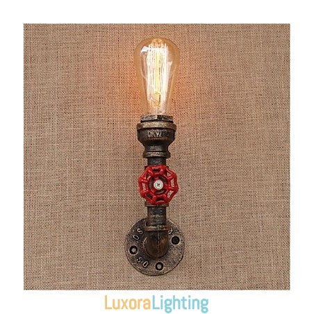 Designer Touch Decorative Nostalgia Simple Water Pipe Small Wall Lamp Wall Light