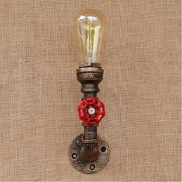 Designer Touch Decorative Nostalgia Simple Water Pipe Small Wall Lamp Wall Light