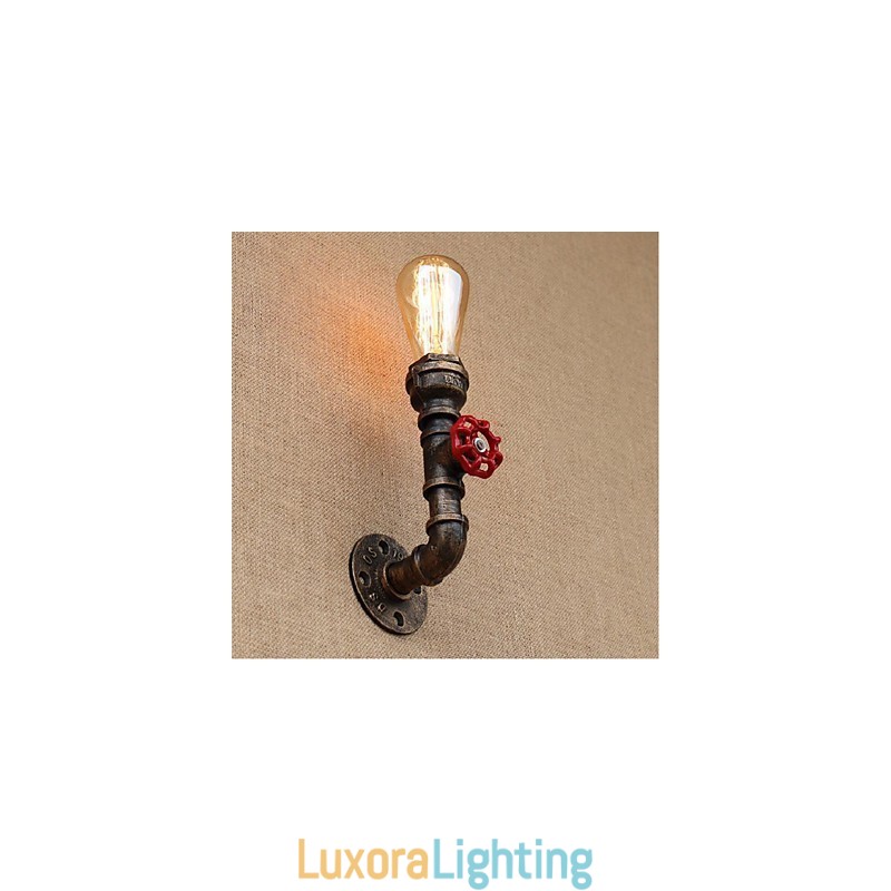 Designer Touch Decorative Nostalgia Simple Water Pipe Small Wall Lamp Wall Light