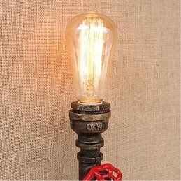 Designer Touch Decorative Nostalgia Simple Water Pipe Small Wall Lamp Wall Light