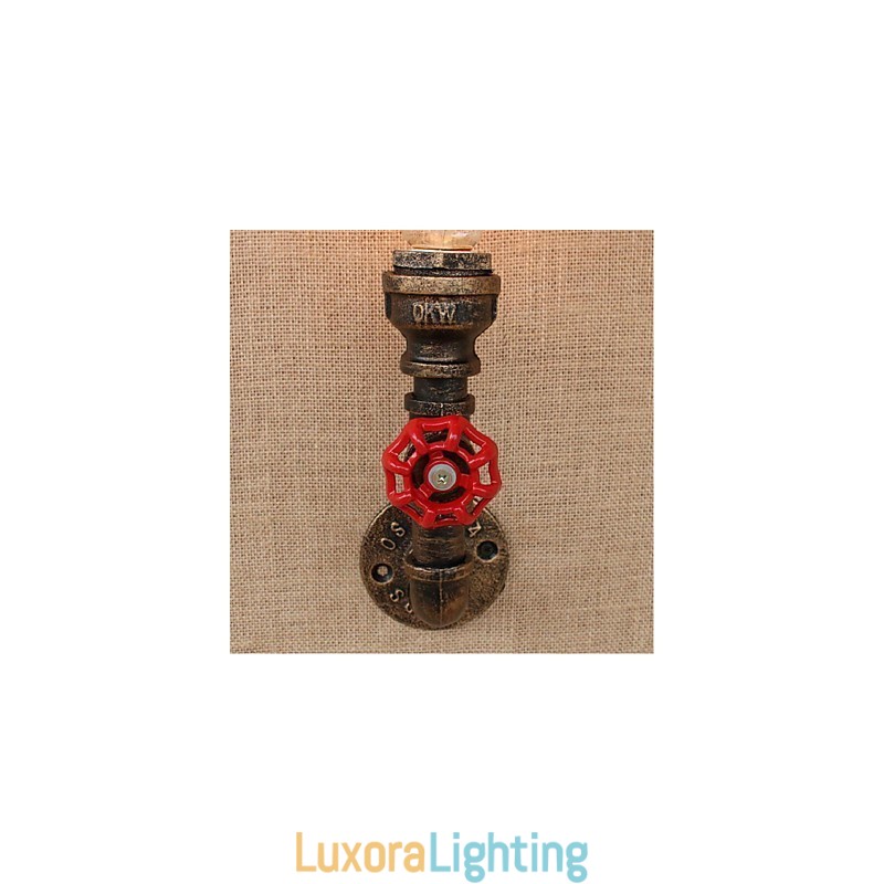 Designer Touch Decorative Nostalgia Simple Water Pipe Small Wall Lamp Wall Light