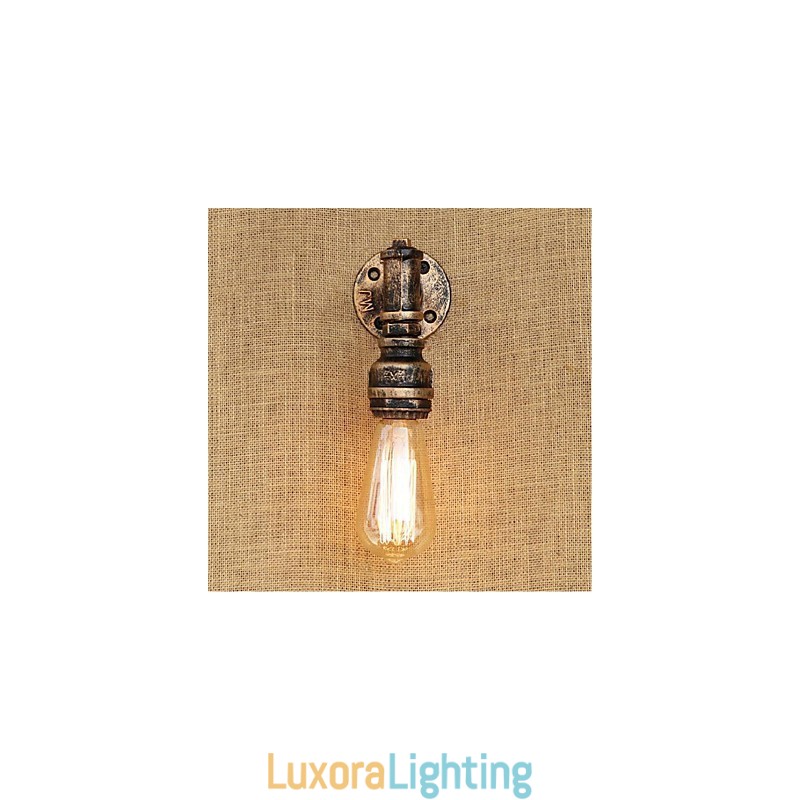Designer Touch Decorative Rustic Lodge Painting Feature for Ambient Light Wall Sconces Wall Light