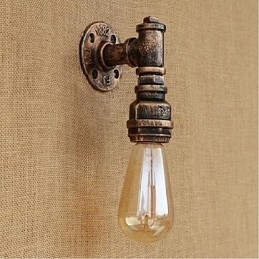 Designer Touch Decorative Rustic Lodge Painting Feature for Ambient Light Wall Sconces Wall Light