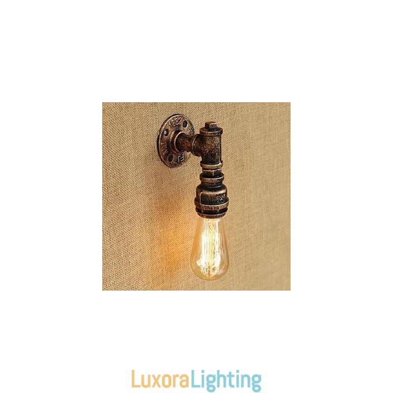 Designer Touch Decorative Rustic Lodge Painting Feature for Ambient Light Wall Sconces Wall Light