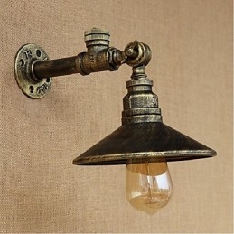 Designer Touch Decorative Rustic Lodge Painting Feature for Ambient Light Wall Sconces Wall Light