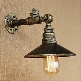 Designer Touch Decorative Rustic Lodge Painting Feature for Ambient Light Wall Sconces Wall Light