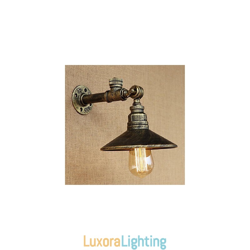 Designer Touch Decorative Rustic Lodge Painting Feature for Ambient Light Wall Sconces Wall Light