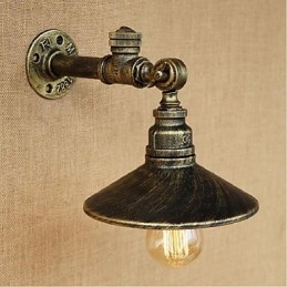Designer Touch Decorative Rustic Lodge Painting Feature for Ambient Light Wall Sconces Wall Light