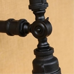 Designer Touch Decorative Rustic Lodge Painting Feature for Ambient Light Wall Sconces Wall Light Black