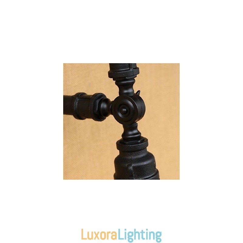 Designer Touch Decorative Rustic Lodge Painting Feature for Ambient Light Wall Sconces Wall Light Black