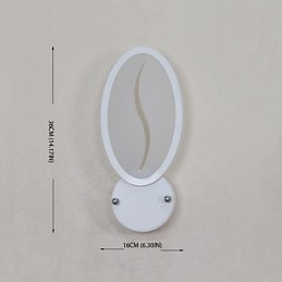 Designer Touch Decorative Integrated Modern Contemporary Painting Feature for Ambient Light Wall Sconces Wall Light