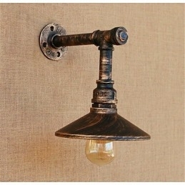 Designer Touch Decorative Rustic Lodge Country Antique Brass Feature for Ambient Light Wall Sconces Wall Light