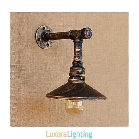 Designer Touch Decorative Rustic Lodge Country Antique Brass Feature for Ambient Light Wall Sconces Wall Light