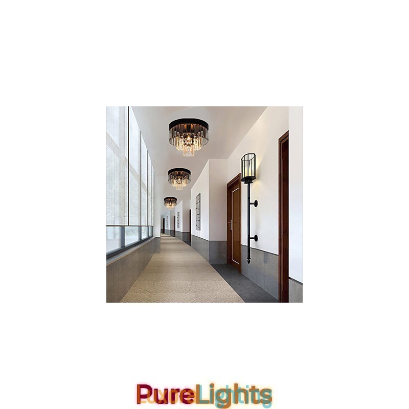 Designer Touch Decorative Modern Contemporary Crystal Metal Flush Mount